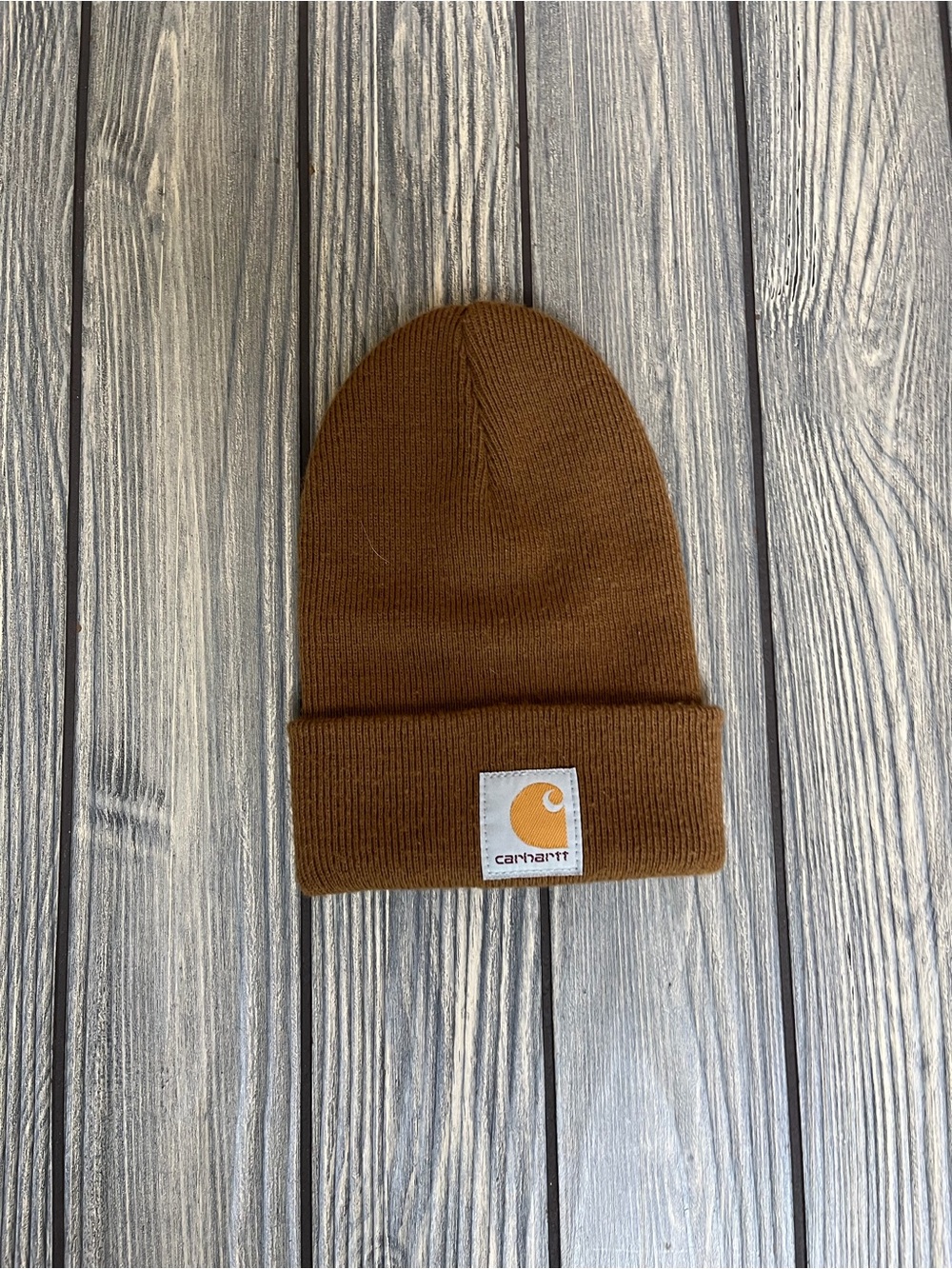 Carhartt Brown Tan Baby Beanie